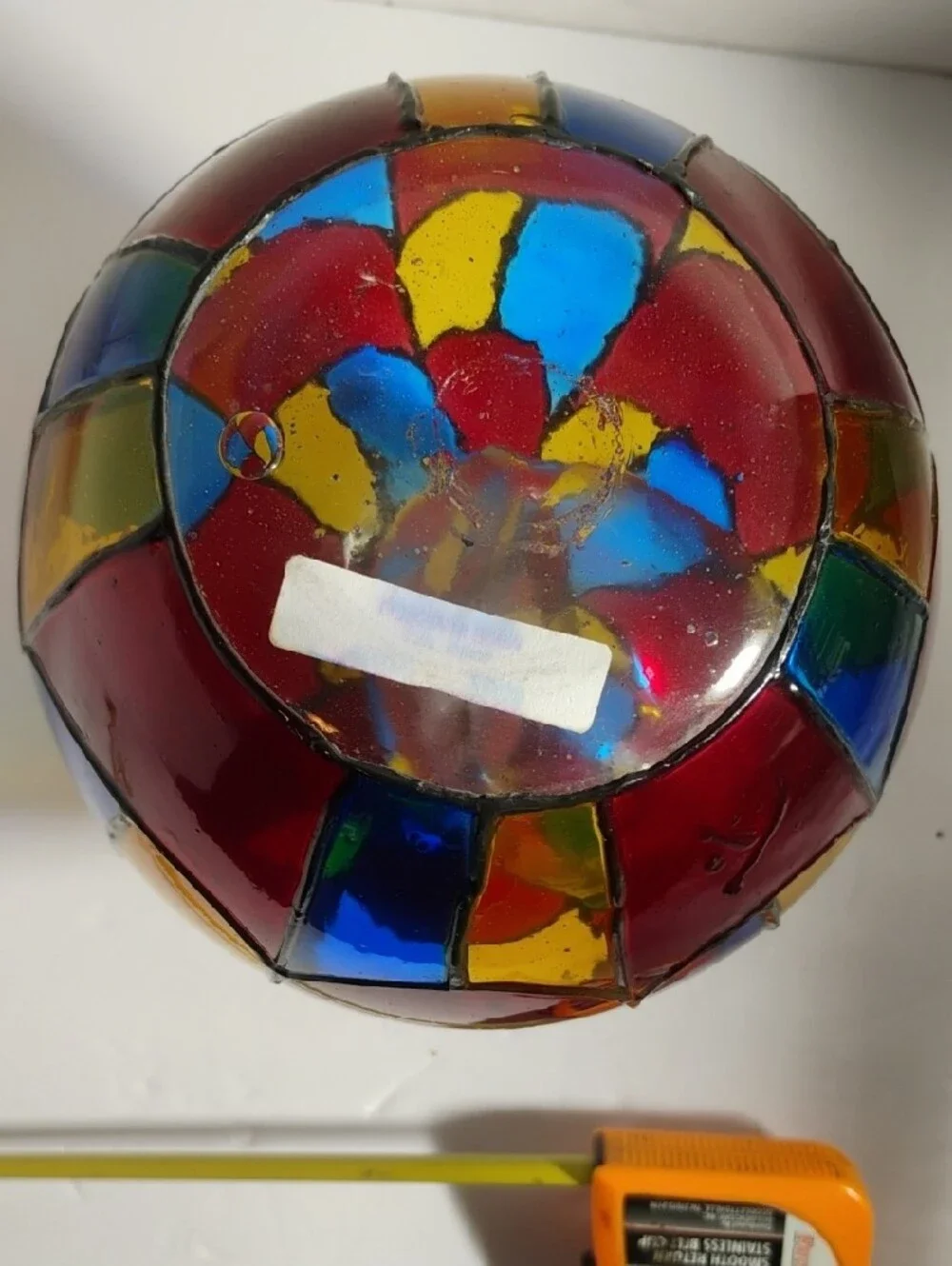 Vidrio Multicolor Stained Glass Style Decorative Wine Chiller Made In Mexico